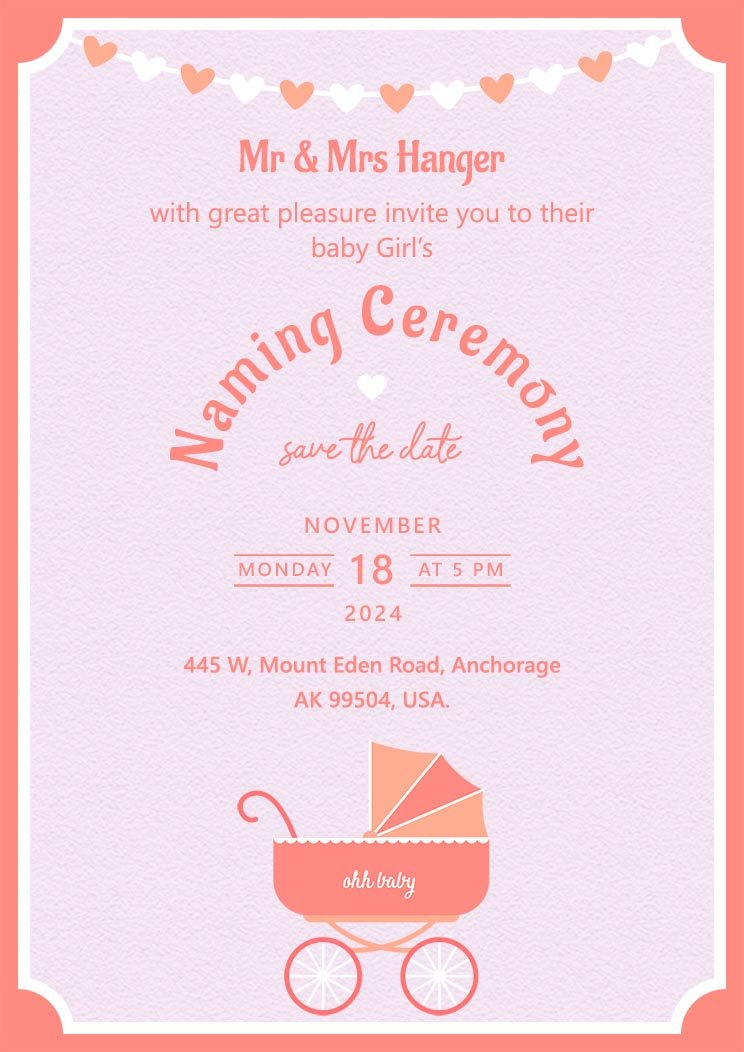 The Invitation Card for Naming Ceremony: A Complete Guide