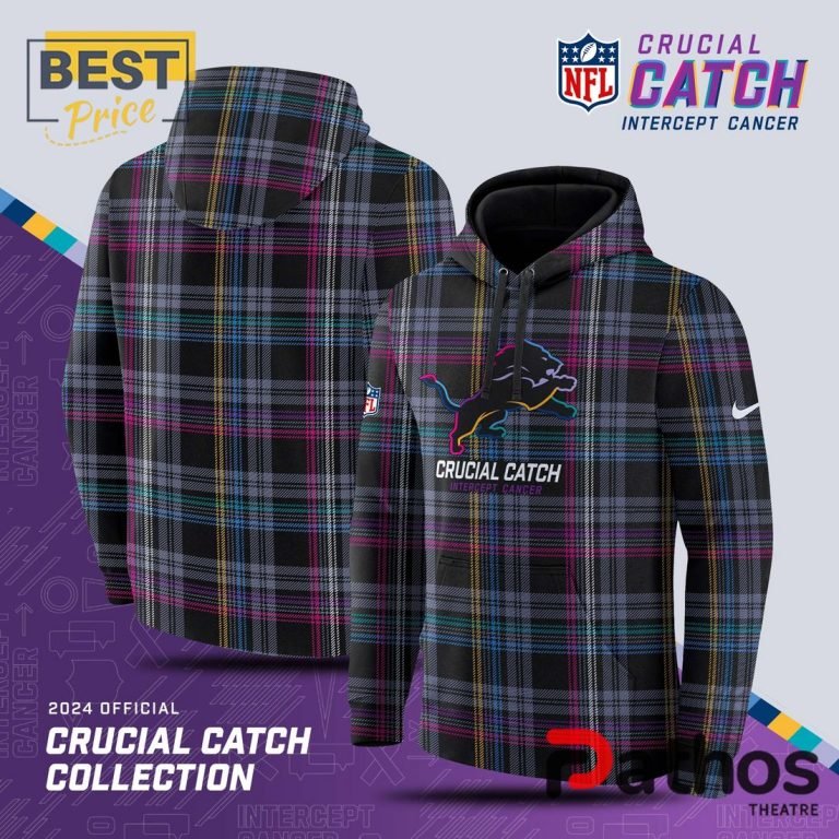 Detroit Lions Crucial Catch: Stylish Gear for a Great Cause